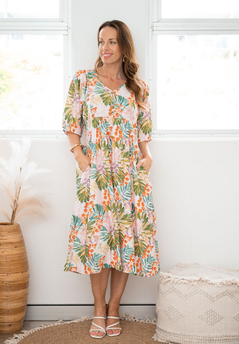 WT Botanical  Pheasant dress