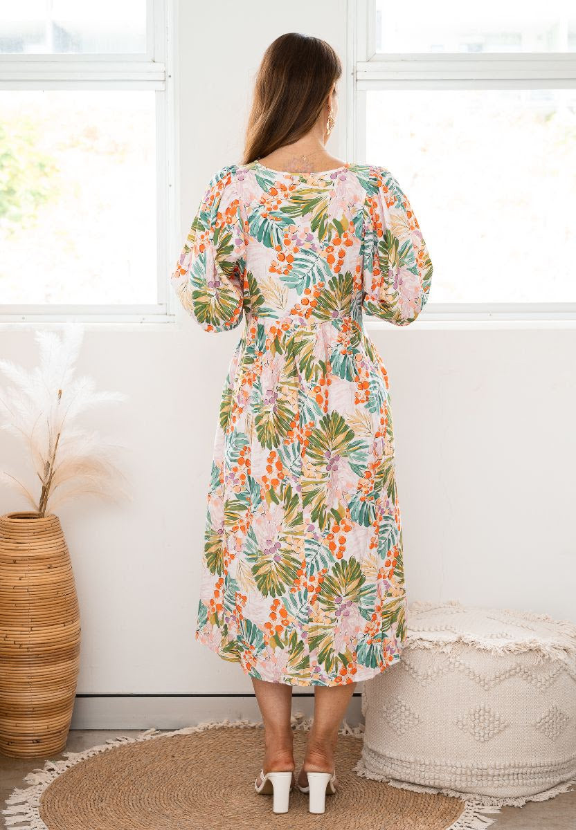 WT Botanical  Pheasant dress