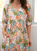 WT Botanical  Pheasant dress