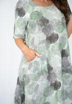 Sage Short Sleeve Dress