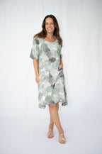 Sage Short Sleeve Dress