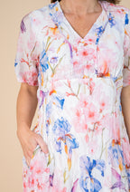 Hummingbird Panel Dress Willow Tree