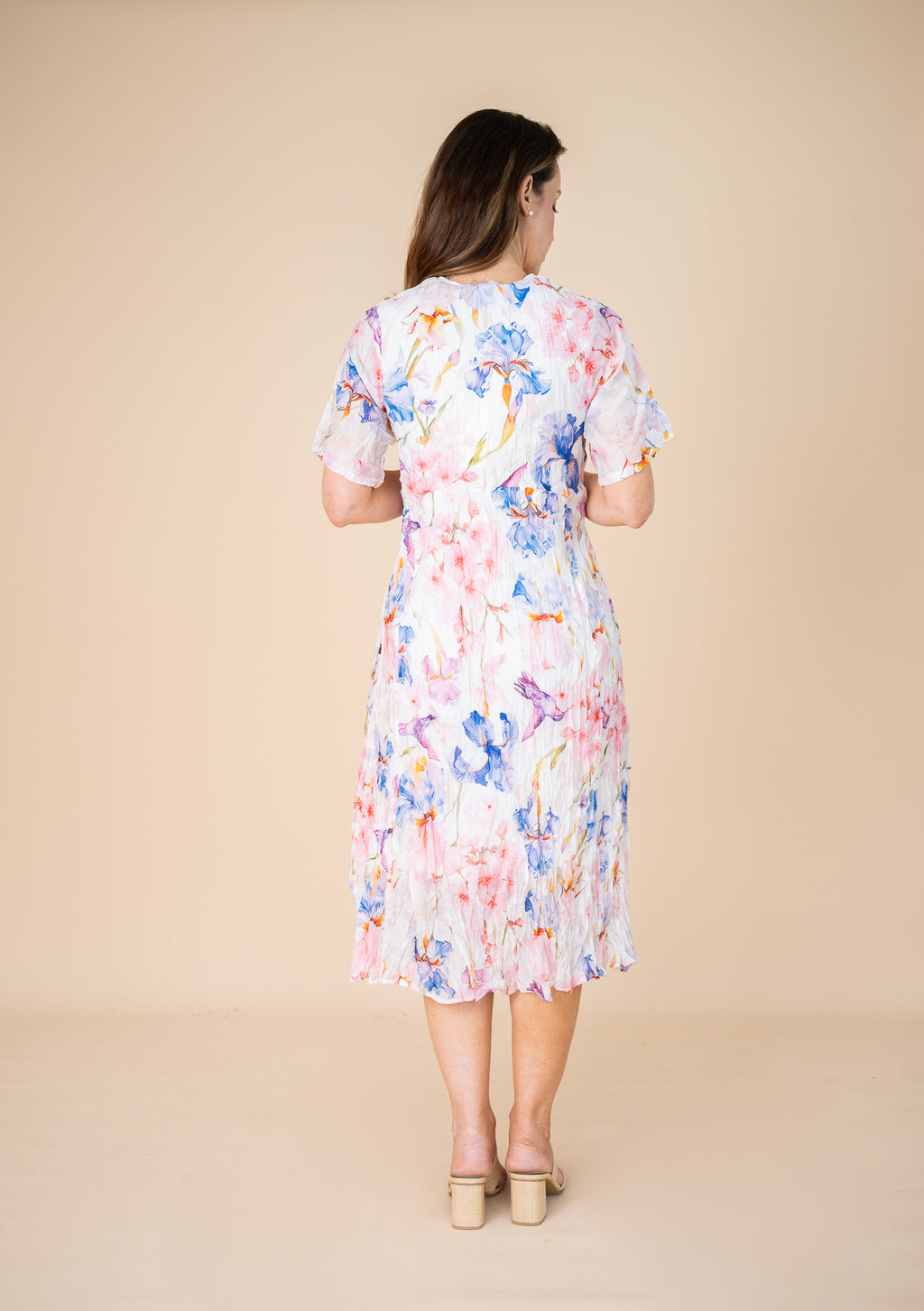 Hummingbird Panel Dress Willow Tree