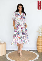 JS Nehru collar  Panelled Dress