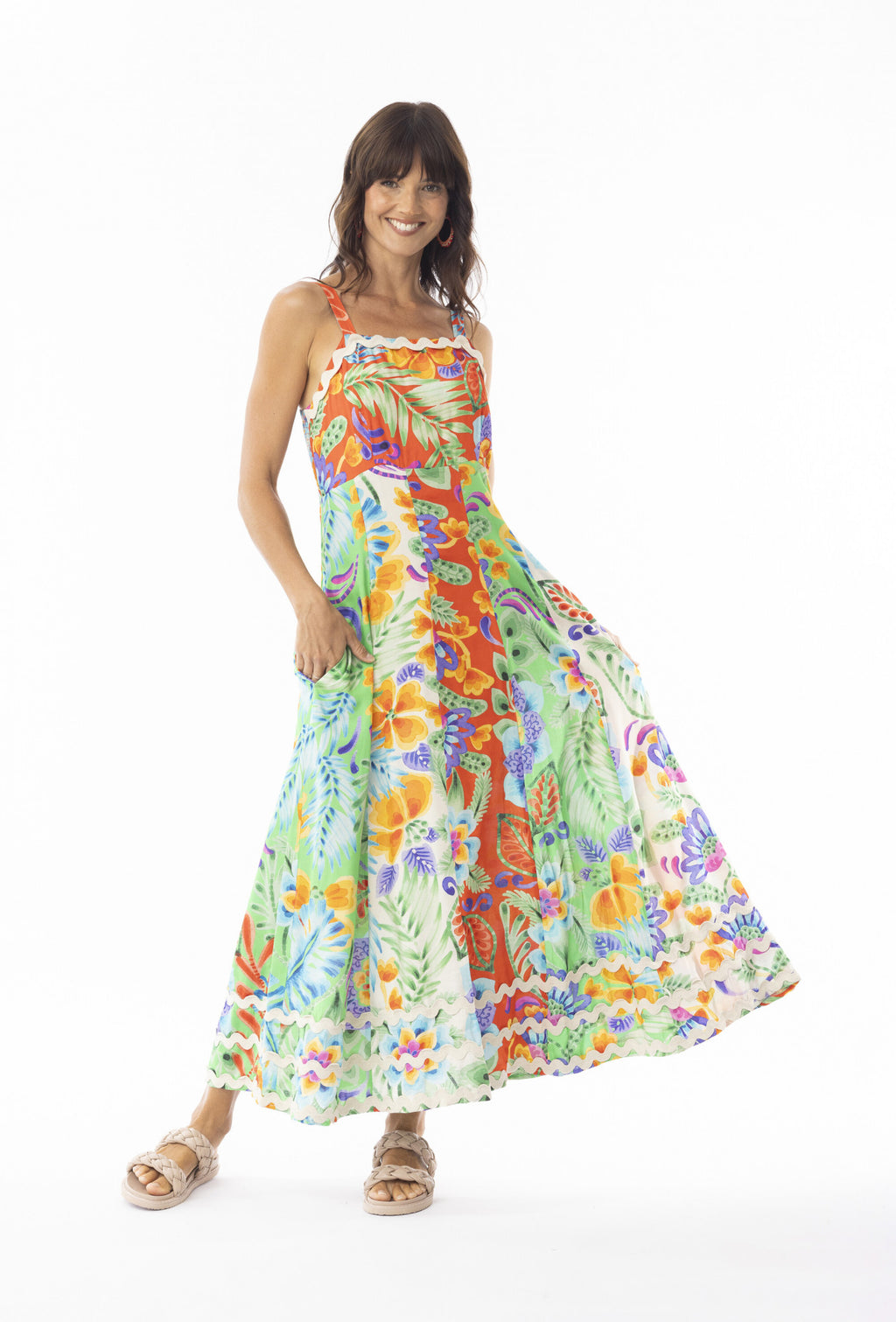 Sofia Maxi Strappy Dress