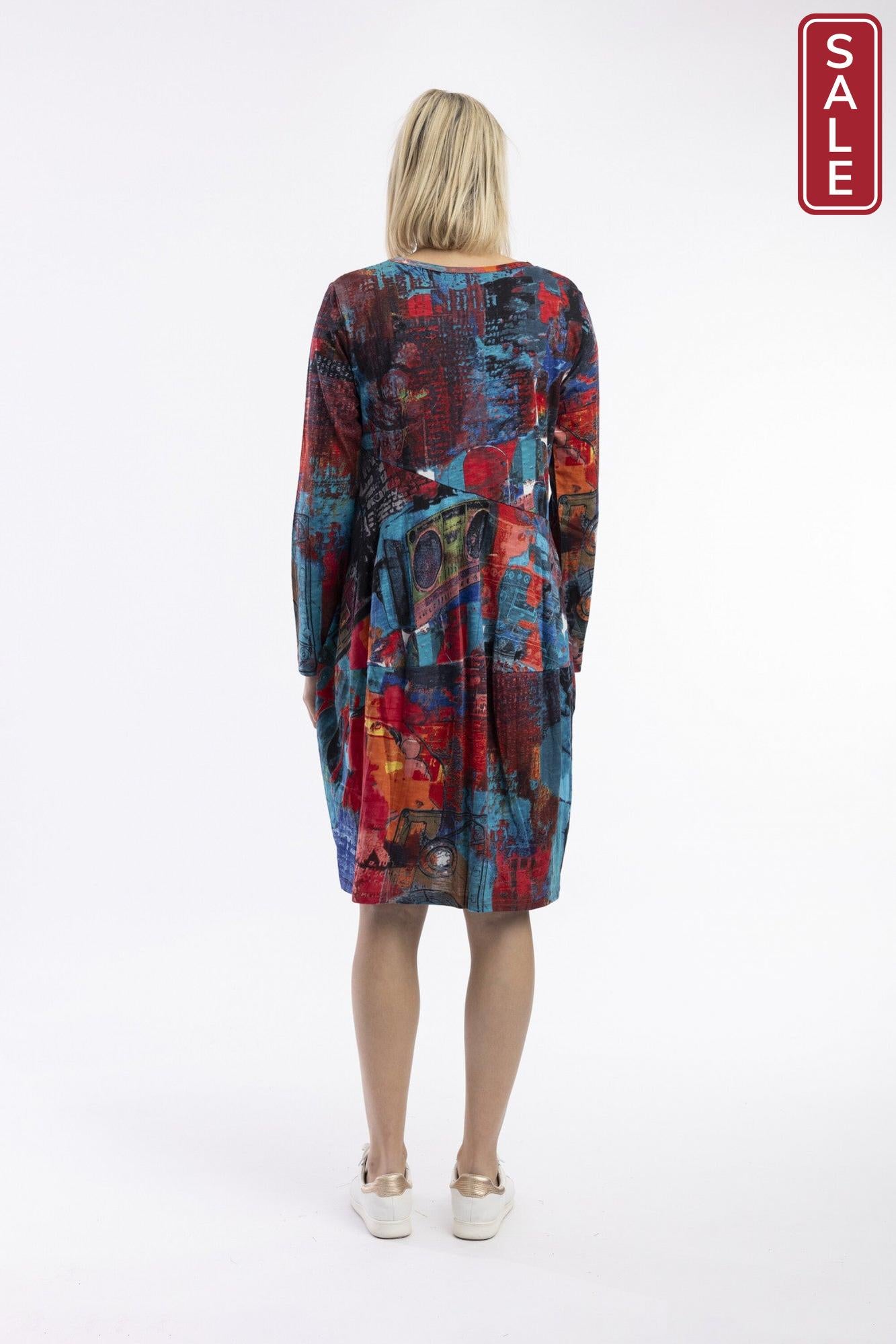 Retro Tapes Bubble Dress