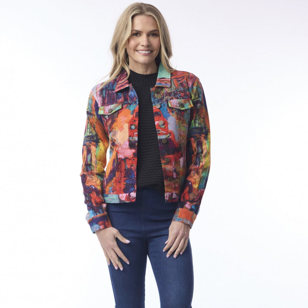 Vintage Street Biker Jacket Orientique