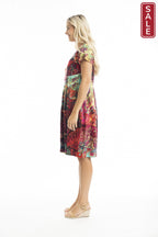 Bubble Organic Cotton Dress Jasalmer Orange