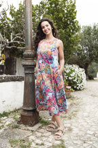 Ikebana Sleeveless Dress
