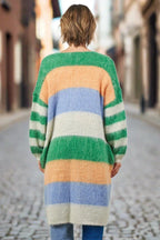 Serene Stripe Cardigan Meadow stripe