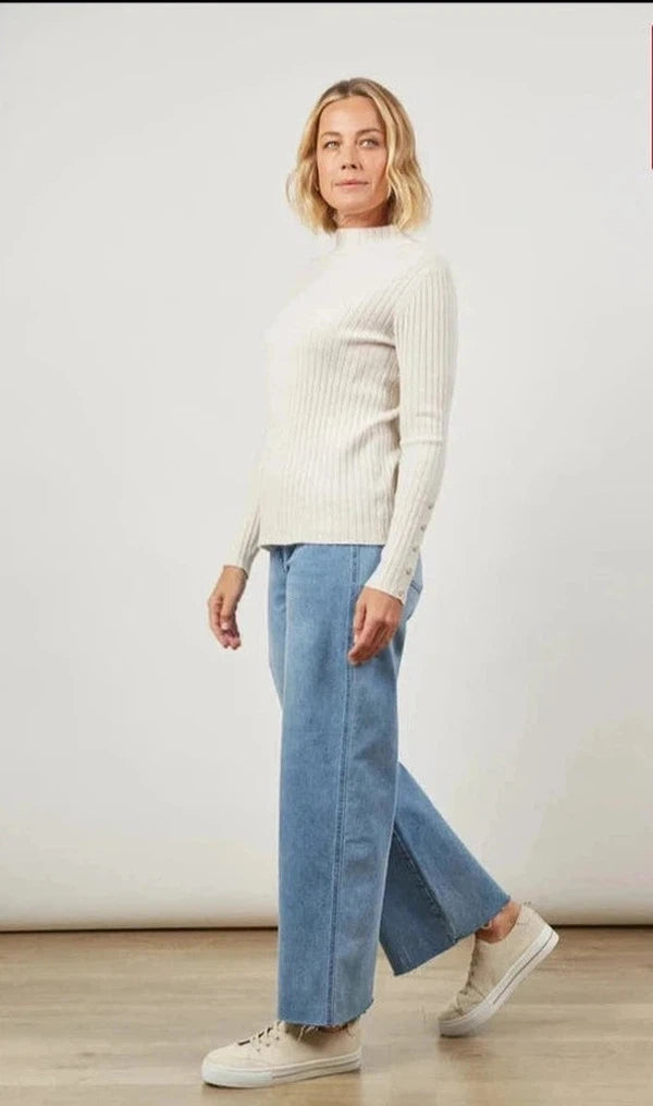Skyline Knit Top creme