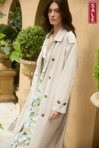 Freya Trench Coat - Canvas
