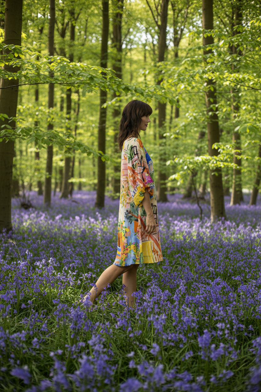 Sardinia Puff Sleeve Dress