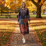 Orientique Embroidery  Button-Up Dress Orientique