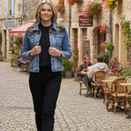 Keqioa Denim Jacket Orientique