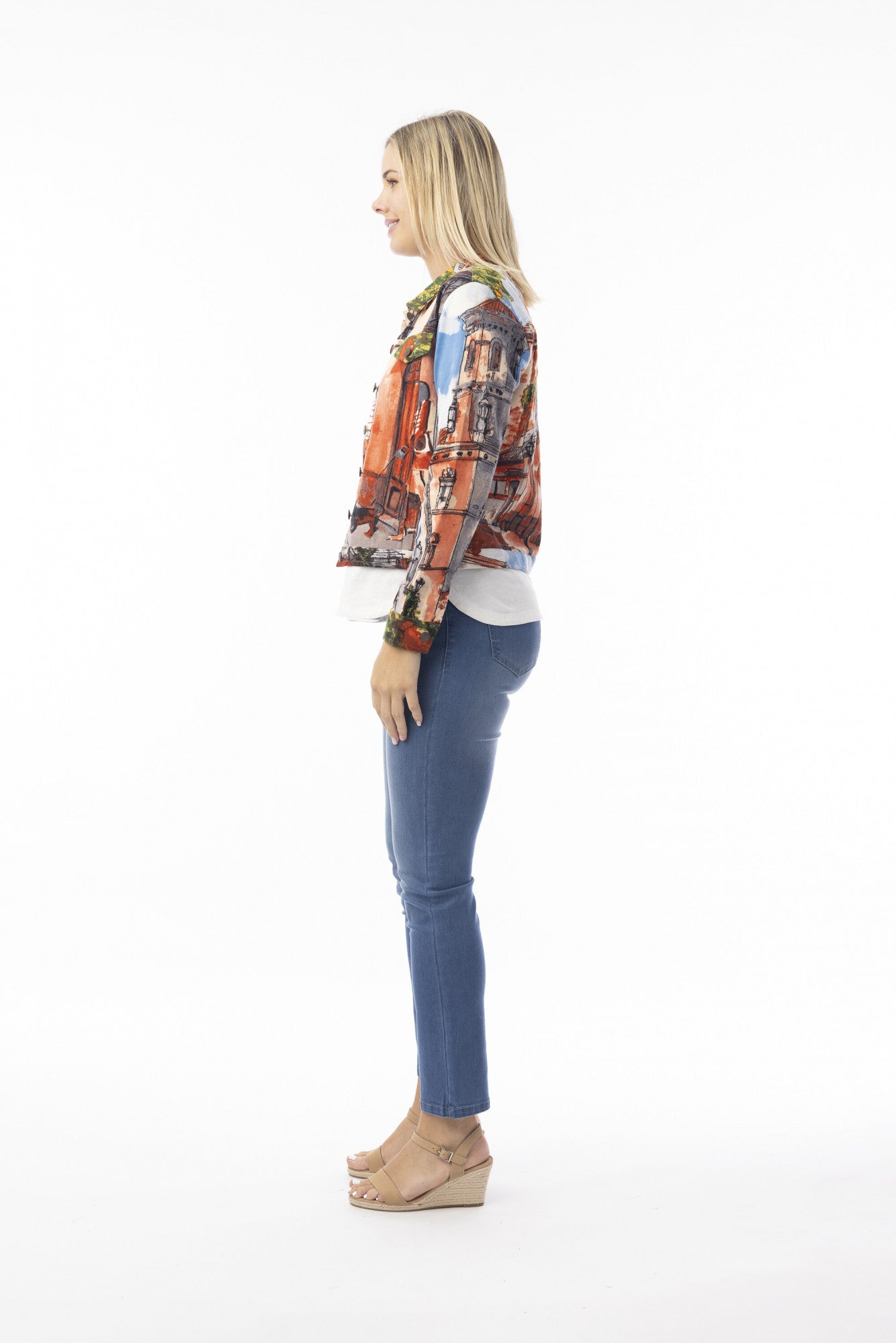 Ponte Jacket Tower Peach