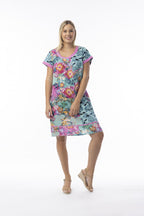 Selaron Patch Shift Dress