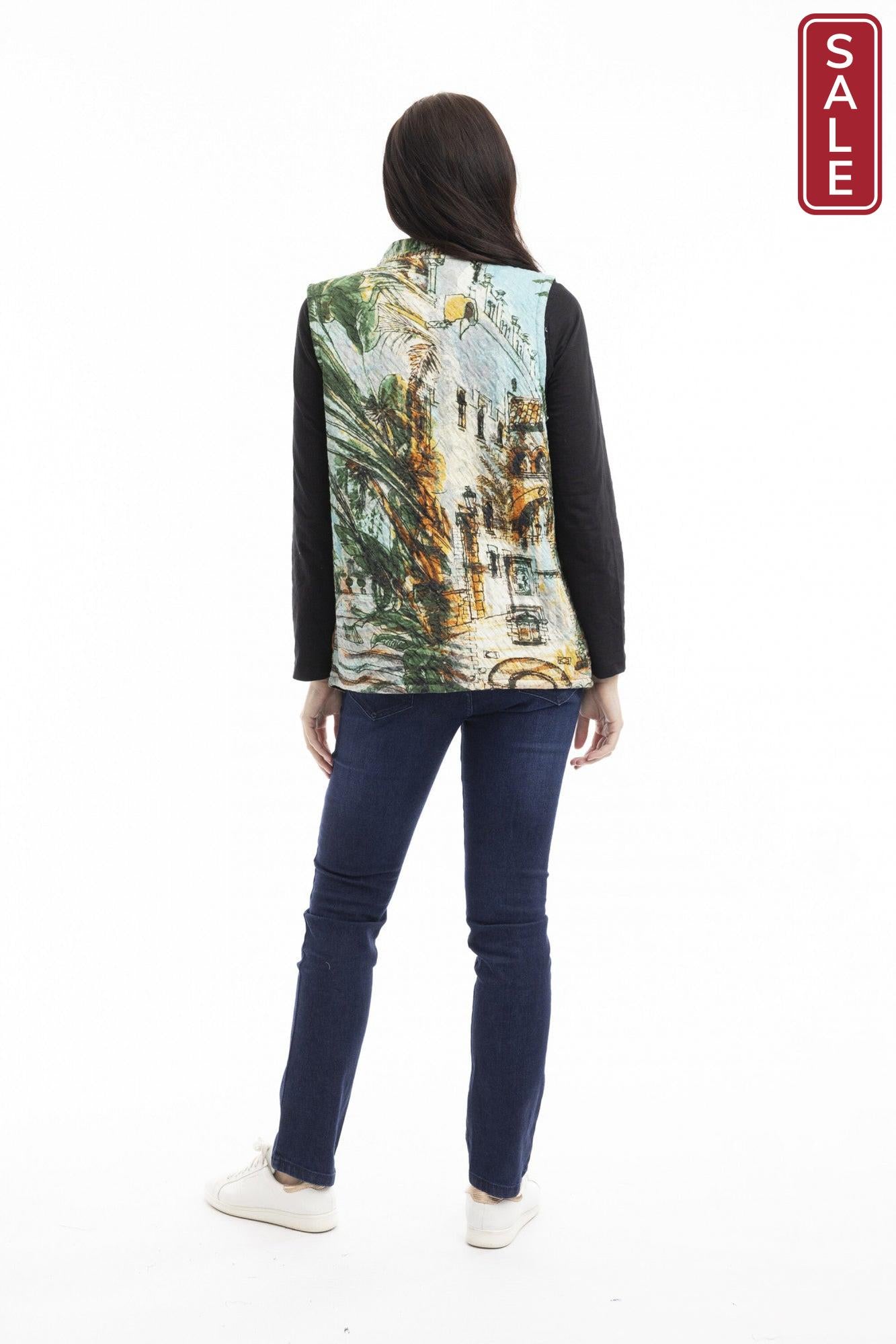 Alicante Reversible Zip vest