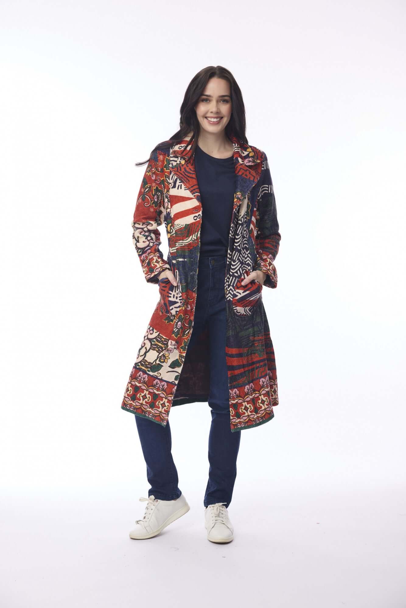 Zapotec Long  Coat Orientique