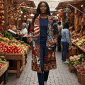 Zapotec Long  Coat Orientique