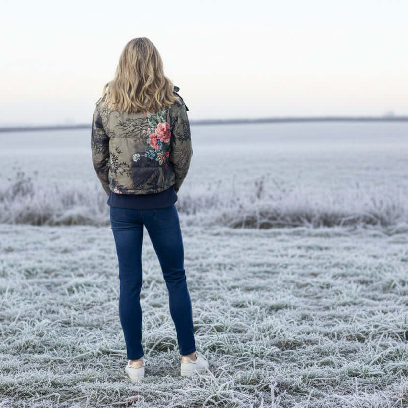 Keqioa Puffer Jacket Orientique