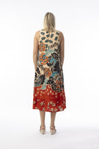 Saventa Midi Sleeveless Dress