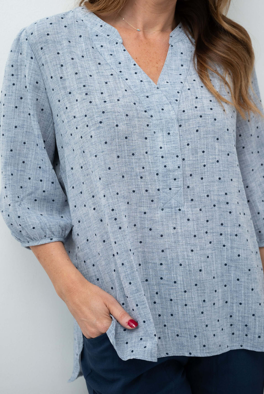 Gerry Dot Blouse Jolie Saule