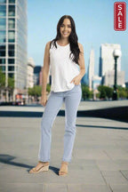 Orientique Light Denim bootleg jean