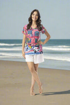 Orientique T-Shirt V-Neck -Scooter