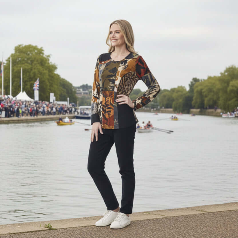 Dogomba Patch Top Orientique