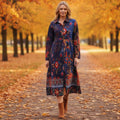 Orientique Embroidery  Button-Up Dress Orientique