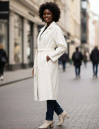 Orientique Cord Trenchcoat-Winter White Gypsyroad Bowral
