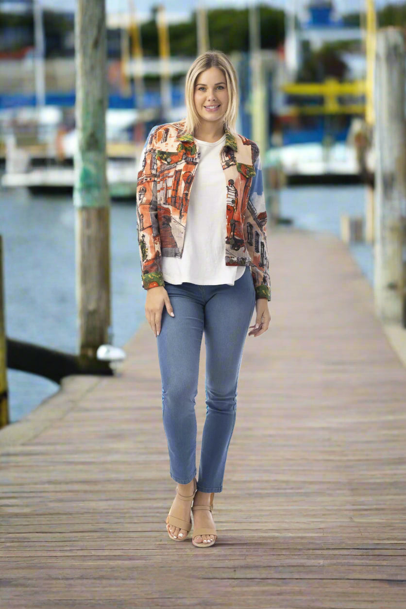 Ponte Jacket Tower Peach