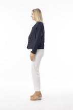 Linen Essentials Jacket navy