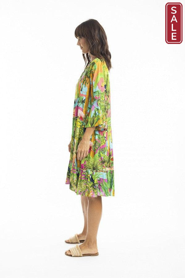Lani Dress 3/4 sleeve