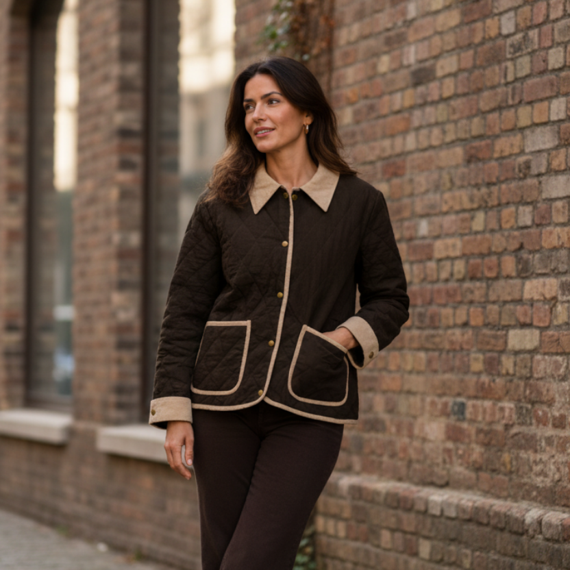 JG Cord Jacket chocolate Joop & Gypsy