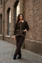 JG Cord Jacket chocolate Joop & Gypsy