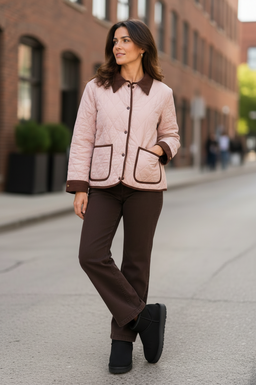 JG Corduroy Jacket Pink Joop & Gypsy
