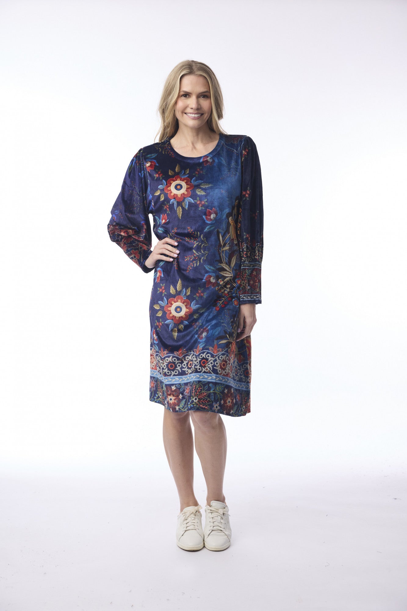 Orientique Vintage Crew neck Dress Orientque