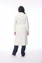 Orientique Cord Trenchcoat-Winter White Gypsyroad Bowral