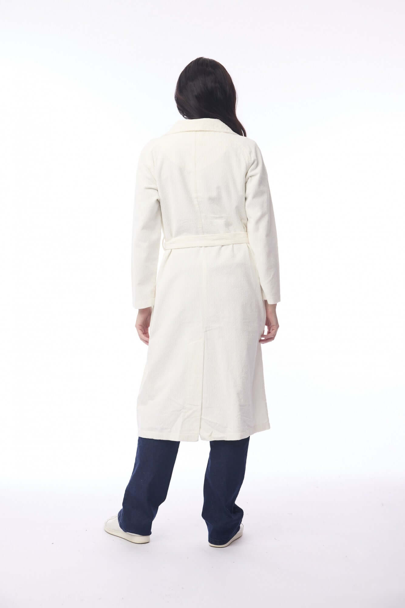 Orientique Cord Trenchcoat-Winter White Gypsyroad Bowral