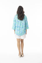 Montevideo Aqua Shirt
