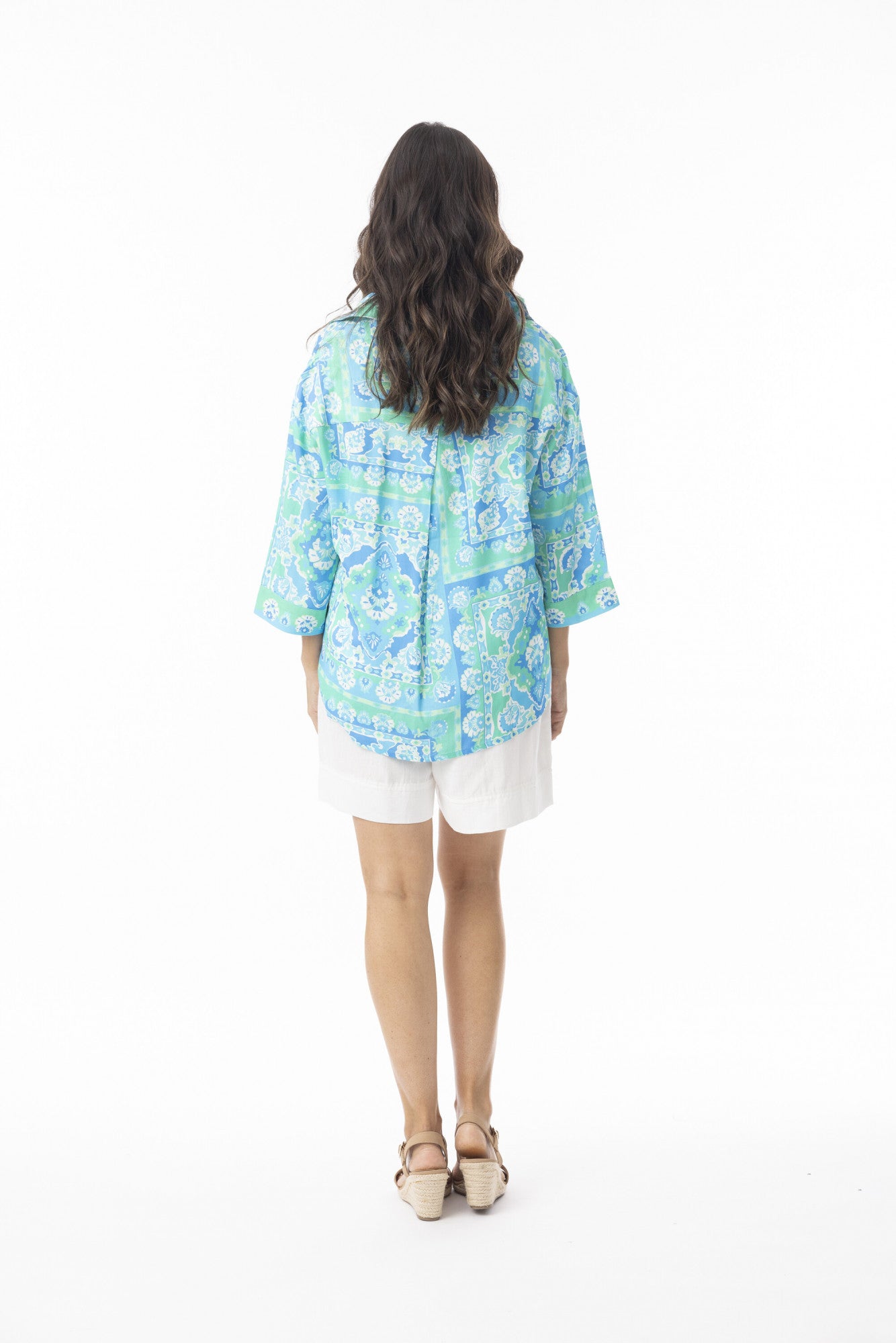 Montevideo Aqua Shirt