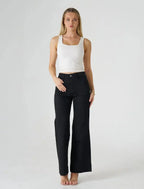 Highlands wide leg 7150 Black Wakee jeans
