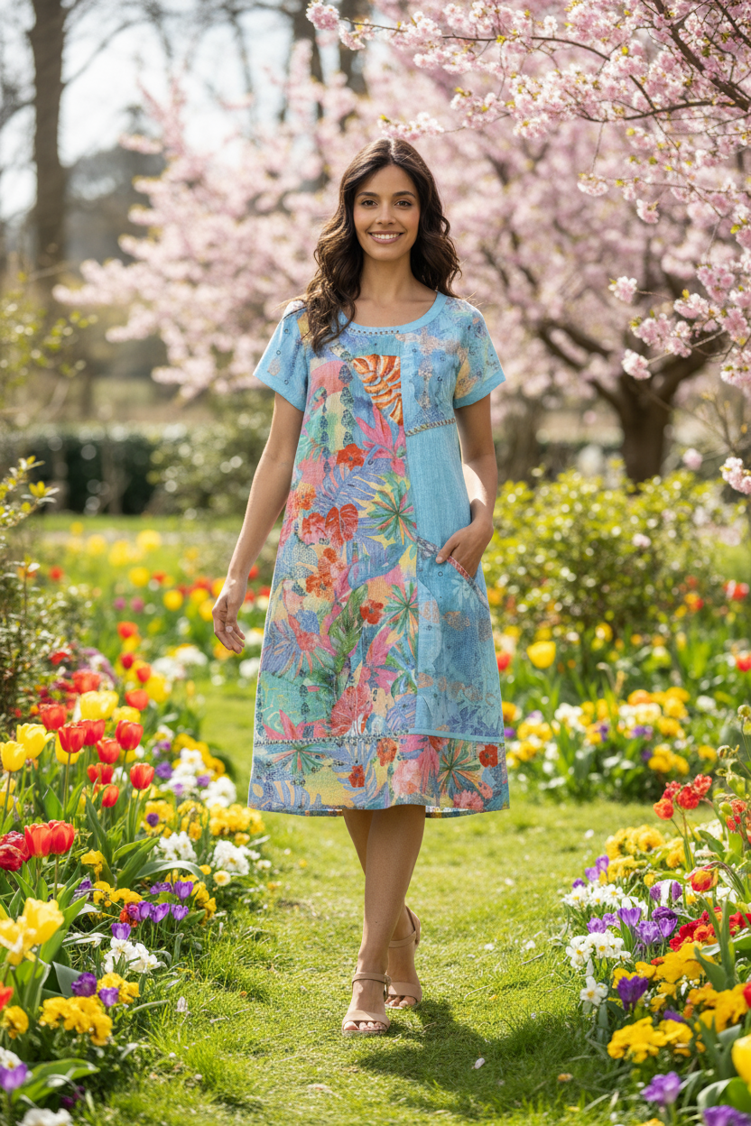 Malvinas Patch Dress