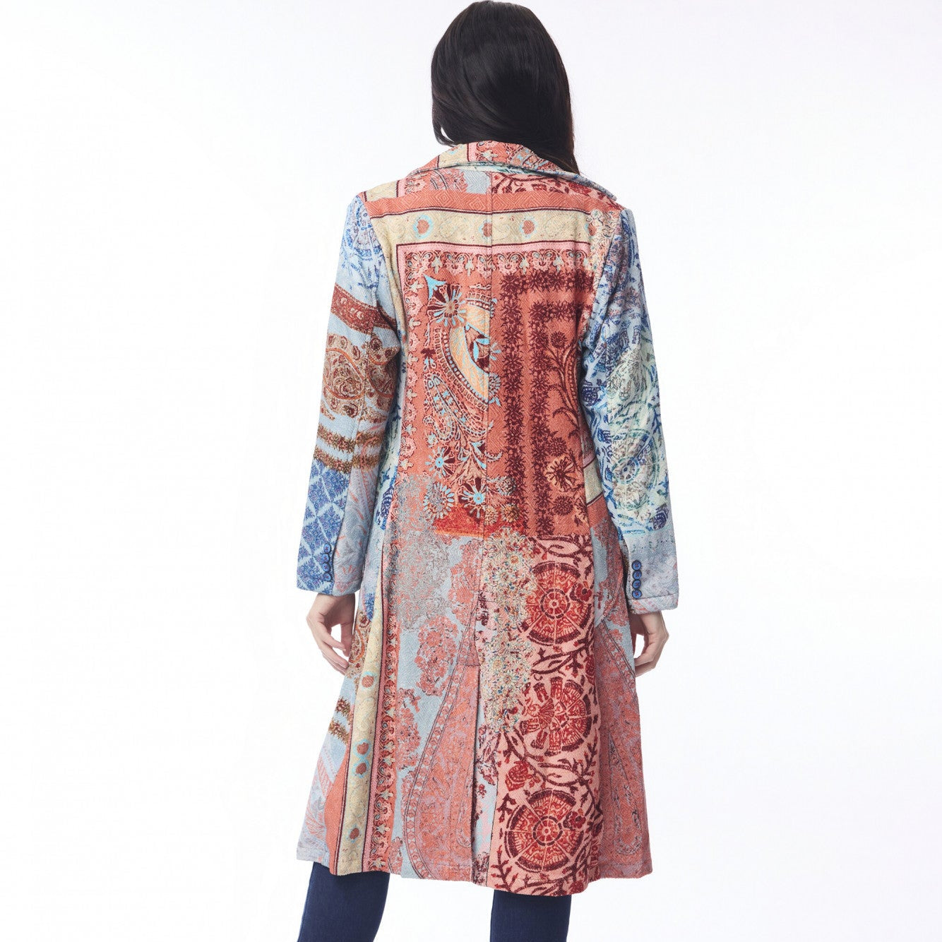 Sanganeer Long Digital Coat