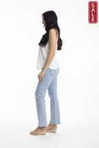 Orientique Light Denim bootleg jean