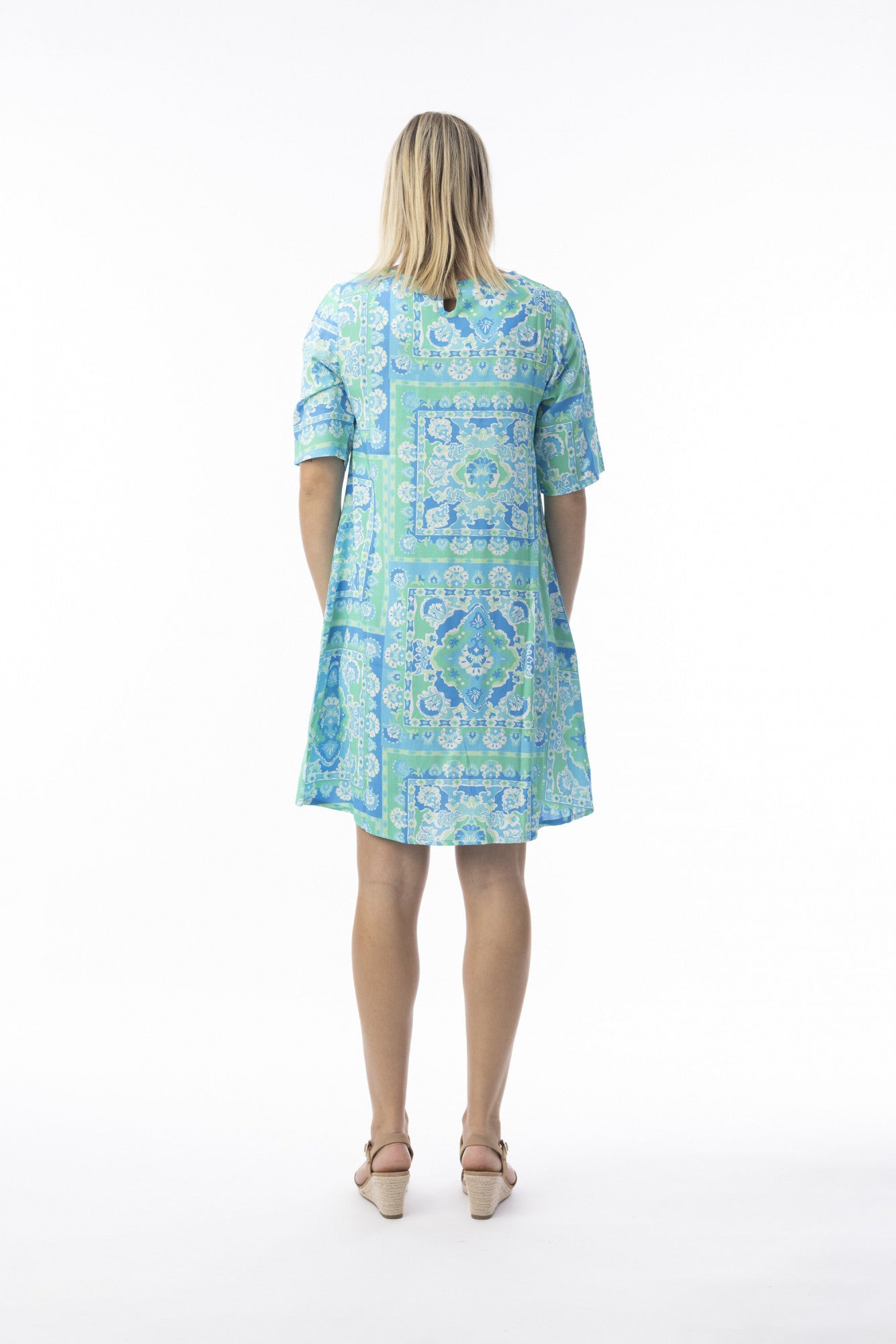 Montevideo Aqua Dress Contemporary