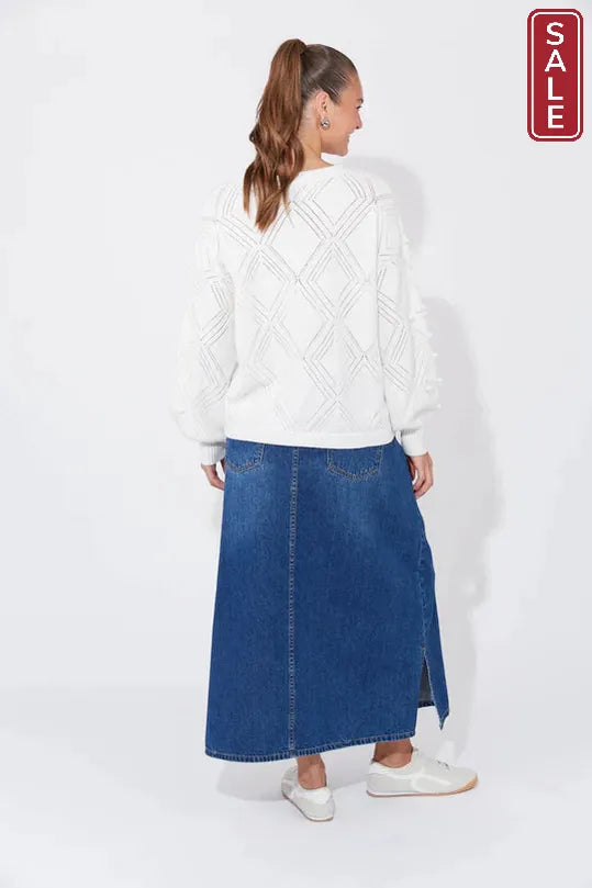 Corfu Jumper - White