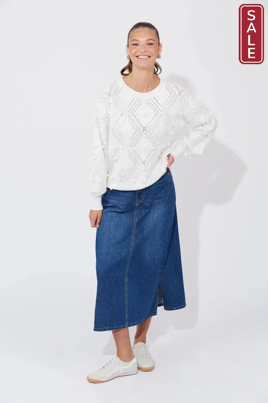 Corfu Jumper - White